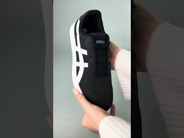 Чоботи жіночі шкіряні байка хутро 592641 Чорний Кеди чоловічі сітка 591431 Чорні