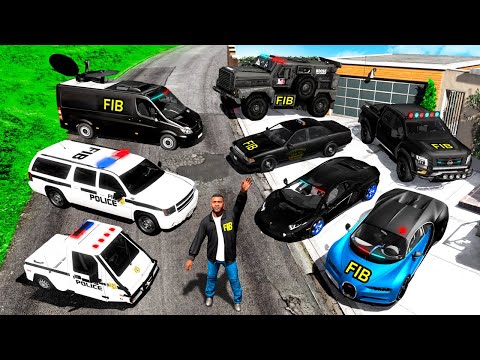 Collecting SECRET FIB CARS in GTA 5!