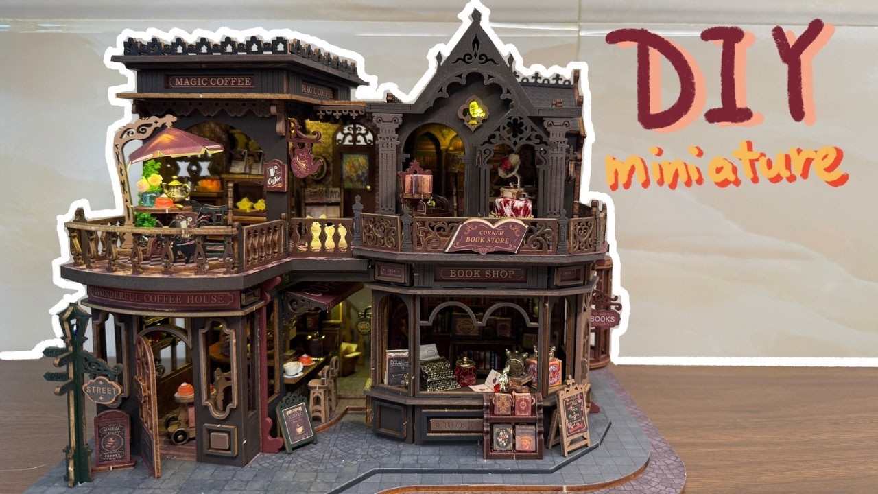 DIY Miniature House - Letter Coffee