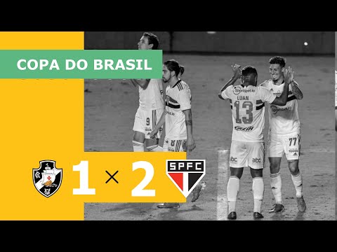 Vasco 1 x 2 São Paulo - Gols - 04/08 - Copa do Brasil 2021