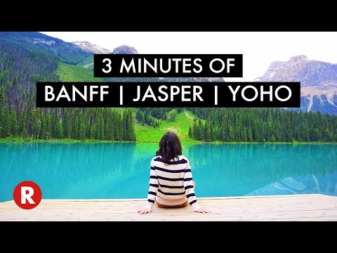 3 Minutes of Banff, Jasper & Yoho National Parks // Travel to Canada 🇨🇦
