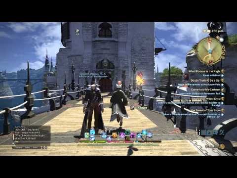 What Blooms in the Night! Final Fantasy XIV: A Realm Reborn Gameplay Walkthrough Part 136(PS4)
