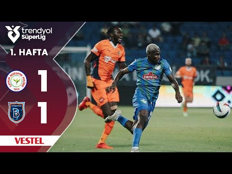 Vestel | Çaykur Rizespor (1-1) Rams Başakşehir - Highlights/Özet | Trendyol Süper Lig - 2024/25