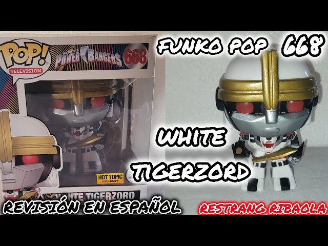Vídeo relacionado con POP Funko Television 668 Power Rangers White Tigerzord (Hot Topic Exclusive)
