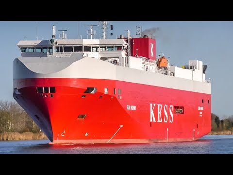 HUGE and IMPRESSIVE Cargo Ships! Ship Spotting in Germany!