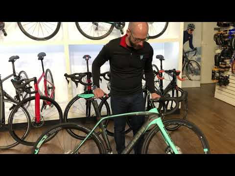 Bianchi Oltre XR3 Disc Road Bike with Countervail - at Victory Bicycle Studio