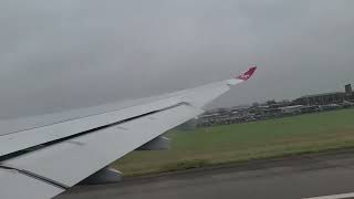 London to Barbados w/ Heathrow Int.  Airport - in taxi & take off Virgin Atlantic!