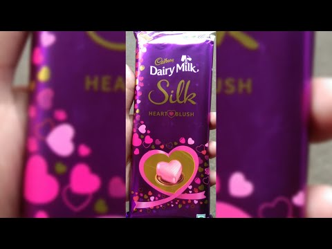 Cadbury Silk Pink Heart Pop Up Chocolate||Valentine Day Special #shorts #2022 #cadbury #valentineday