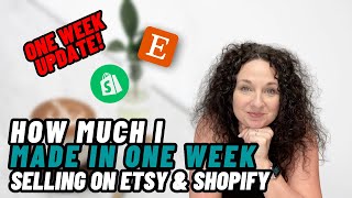 I LAUNCHED AN ETSY STORE! My Results After ONE WEEK | Build A Six Figure Etsy Store In 2023