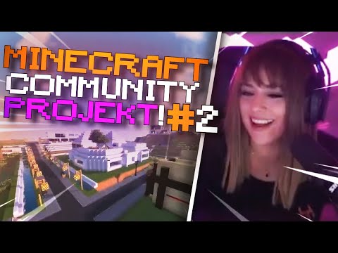 Minecraft COMMUNITY PROJECT PART #2 |  Twitch Highlights German