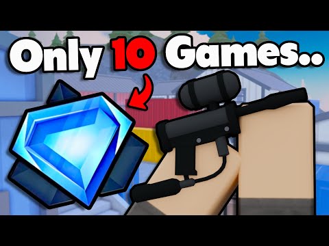 How I Unlocked DIAMOND RANK in only 10 GAMES in Roblox Rivals..