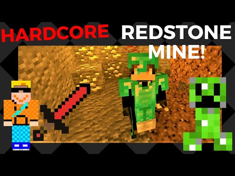 Minecraft Hardcore: The Biggest Redstone Mine & Scary Creeper Encounter In Hardcormode (S1E21)