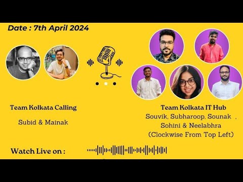 Hello Kolkata! | Ep.#14 | ft. Team Kolkata IT Hub (Souvik, Sounak, Subharoop, Sohini & Neelabhra)