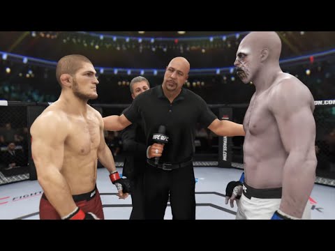 Khabib vs. The Ghost (EA Sports UFC 3) ☝️🦅