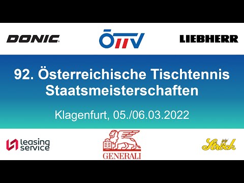 Staatsmeisterschaften 2022 Tisch 1 Einzel Finale Sonntag