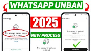 Download lagu Whatsapp Unban Kaise Kare 2025 || This account can no longer use WhatsApp New 2025 mp3