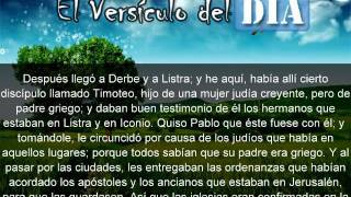 Miniatura del video: El versiculo del dia .com - Hechos 16 v1-5