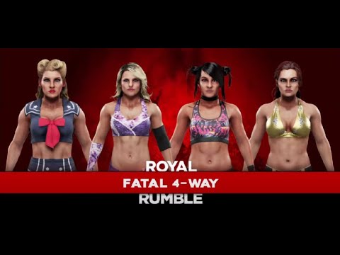 WWE2K19 Candice Lerae vs Dakota Kai vs Maria vs Lacey Evans