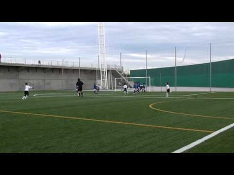 GOL DE JOEL-HOSPITALET "B" ANTE EL S. GABRIEL
