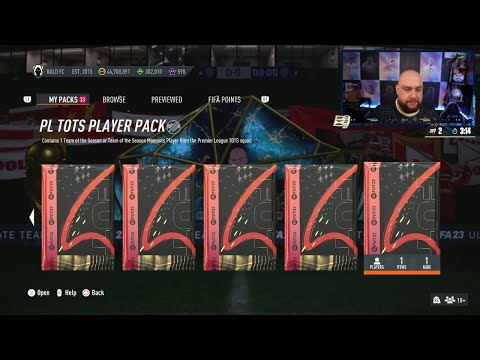 Bateson87 opens Premier League TOTS Pack