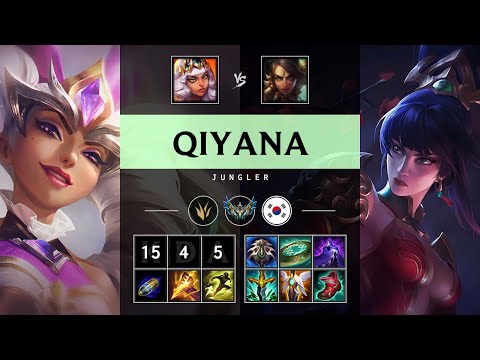 Qiyana Jungle vs Nidalee - KR Challenger Patch 25.21