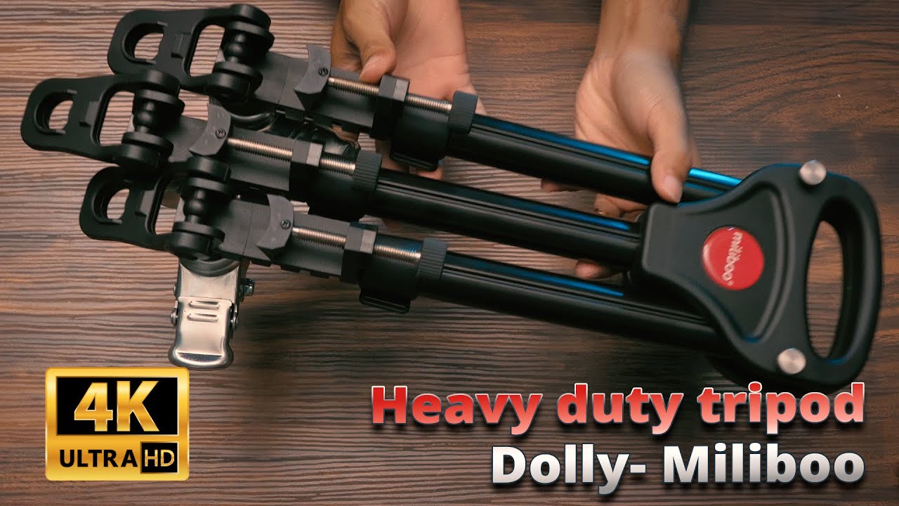 miliboo MJL01 Universal Tripod Dolly, Heavy Duty Tripod Wheels #filmmakinggear #miliboo