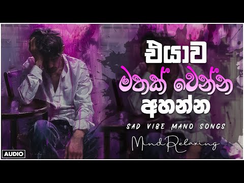 රෑට තනියම අහන්න  💔🥺🥀  භාවනාවක් වගේ සිංදු   Manoparakata Sindu   Best Sinhala Songs Collection