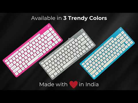 Introducing ProDot's All New "The Mini Big Keyboard" KB-217 | Available in 3 Beautiful Colors 🩵🩷🩶