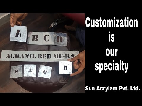 Lettering Stencils customized