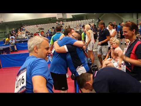 ЧМ 2018 : полуфинал пары 45+ А.Савельев, Г.Рубинштейн vs D.Abramenko (ISR), L.Trumpauskas (ENG)