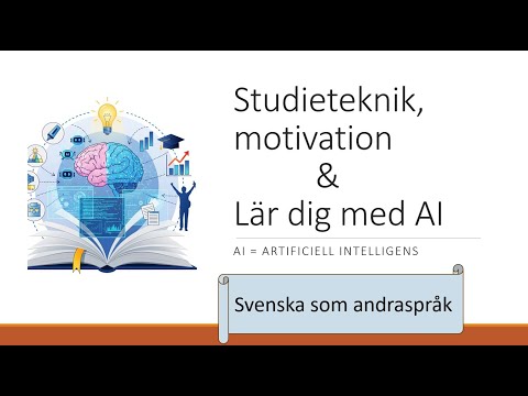 En föreläsning om att studera med AI, Studiemotivation och Studieteknik.