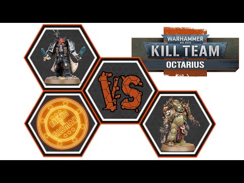 WARHAMMER 40K KILL TEAM OCTARIUS - Deathwatch vs Deathguard Battle Report!