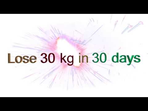 Diet to Lose 30 kg in 30 days Video