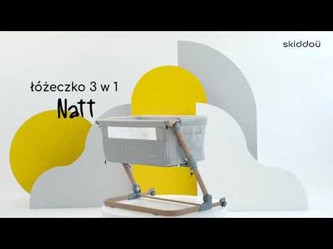 Skiddou Natt Gulta Šūpulītis 3in1 Nomadic Wood