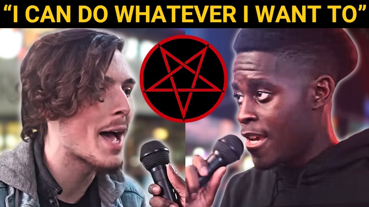 SATANIST Confronts Street Preacher, Then THIS Happens