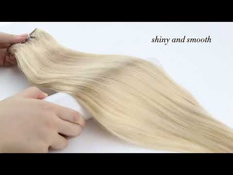 Full Shine Sew In Hair Weft Bundles 100% Remy Human Hair Balayage (#18/22/60)