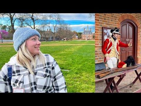 Colonial Williamsburg, VA MY FIRST TIME! King's Arm Tavern, The Cheese Shop & More!