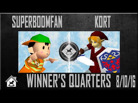 Darkhouse 12 Winners Quarters - SuPeRbOoMfAn (Ness) Vs. Kort (Link) Super Smash Bros - SSB64