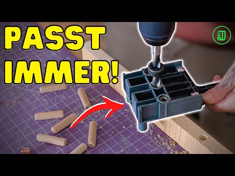 Diese günstige DÜBELHILFE ersetzt Dominofräse und DuoDübler! | Jonas Winkler