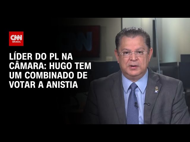 Hugo tem um combinado de votar a anistia, diz Sóstenes à CNN | BASTIDORES CNN