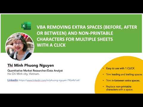 VBA Removing extra spaces and non-printable characters for multiple sheets with A CLICK