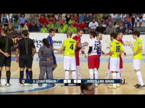 H Llevant Manacor 3x3 Peniscola Bod. Dunviro - Campeonato Espanhol de Futsal 2013/14 - rodada 4