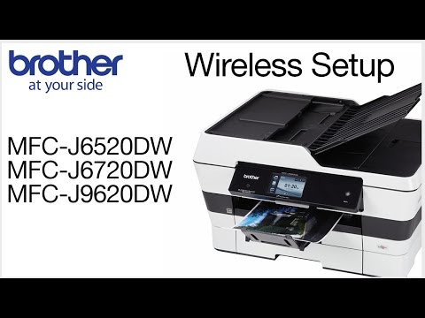 Installing MFCJ6920DW on a wireless network