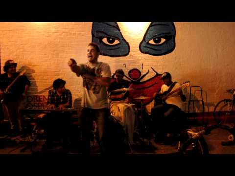 Romen Rok live on  Bedford street in Willliamsburg.