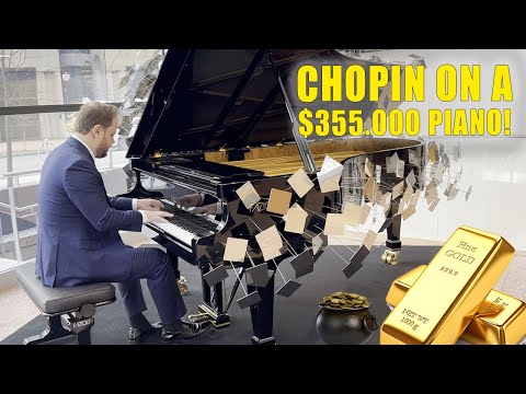 Minute Waltz on an Expensive $355.000 Piano!
