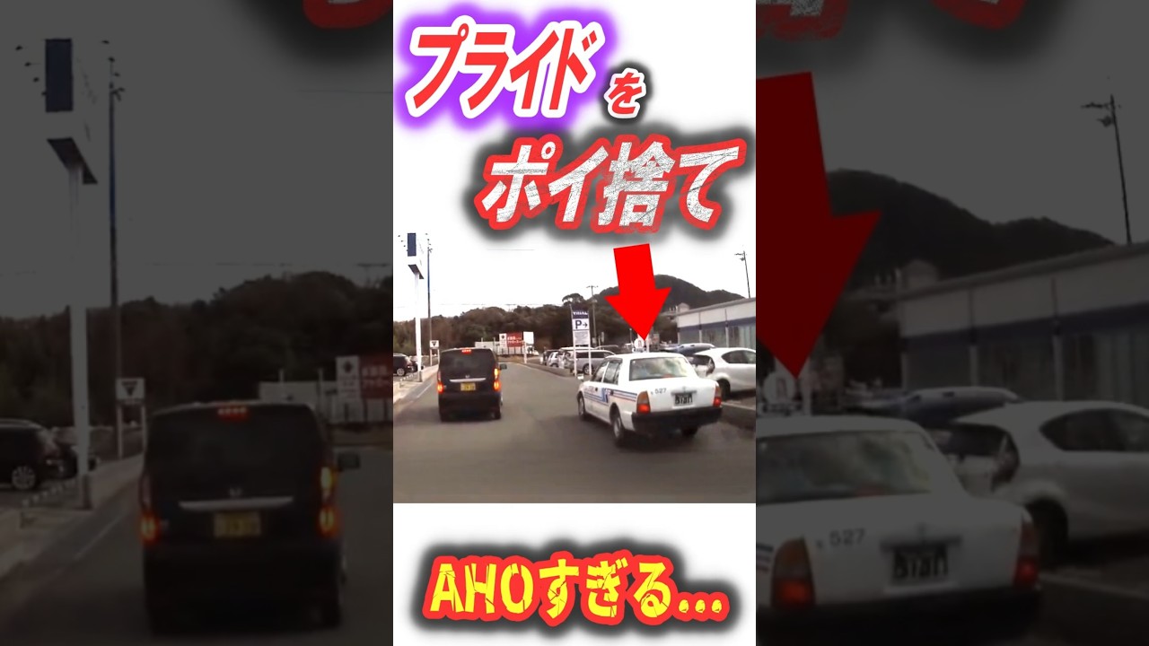 ありえない…プロの看板背負ってこれ？連続違反を繰り返すタクシーに、撮影者も呆然。