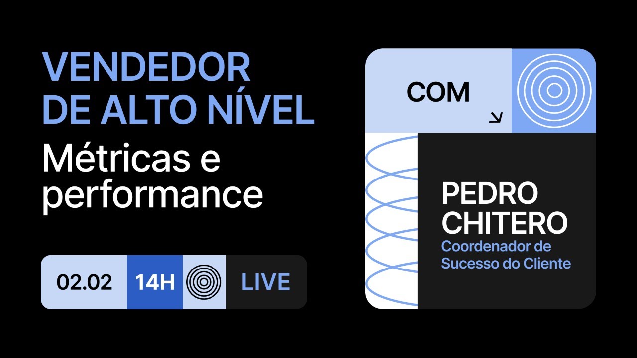 Live | Vendedor de alto nível: Métricas e Performance | Moskit CRM