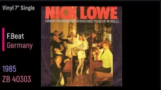 Nick Lowe  -  I Knew The Bride (When She Used To Rock&#39;n&#39;Roll)