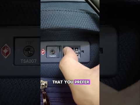 How to Set the TSA Lock for Hush Puppies Ultra-Light Weight Luggage #travel #hushpuppies #luggage