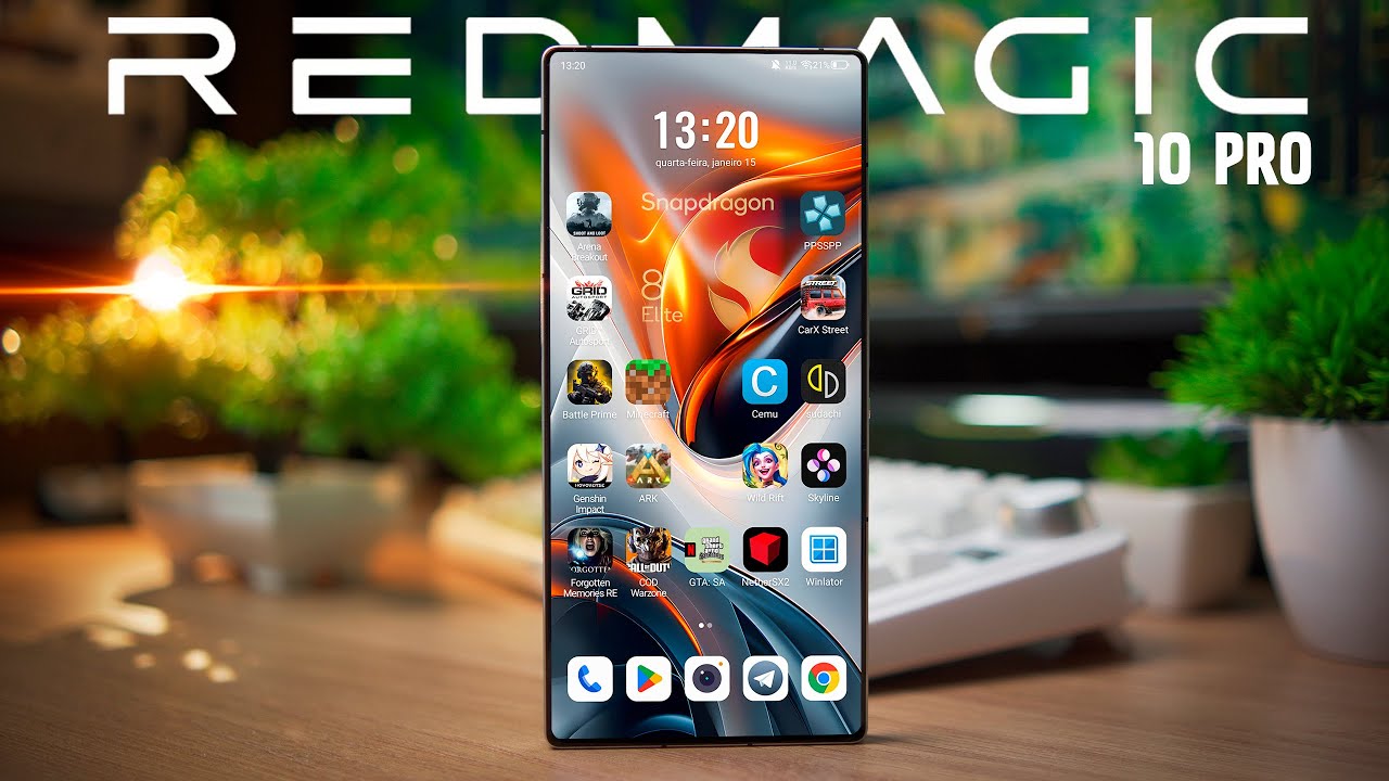 1 DIA USANDO o CELULAR MAIS POTENTE DO MUNDO - REDMAGIC 10 PRO